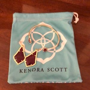 Kendra Scott bracelet and earrings